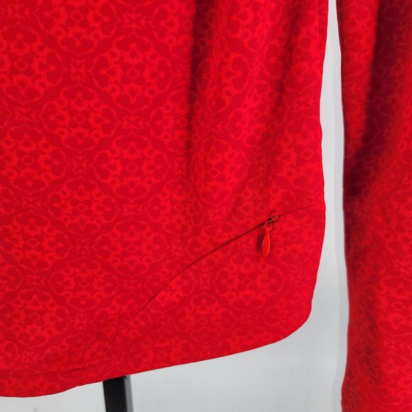 Marmot Coat Red Women Small Pullover Jacket Hooded Jacket Hoodie Hiking Sweater - Picture 5 of 9